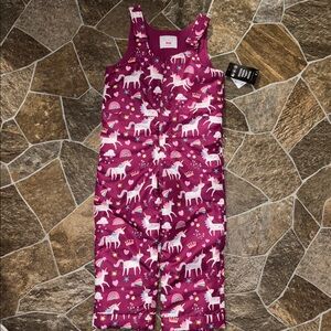 The Children's Place Pink Unicorn Snow Bib